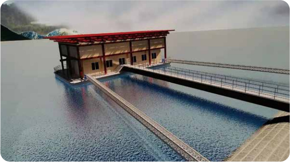 辅助悬臂式泵船（浮坞）