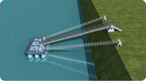 浮筒式泵船（浮坞）